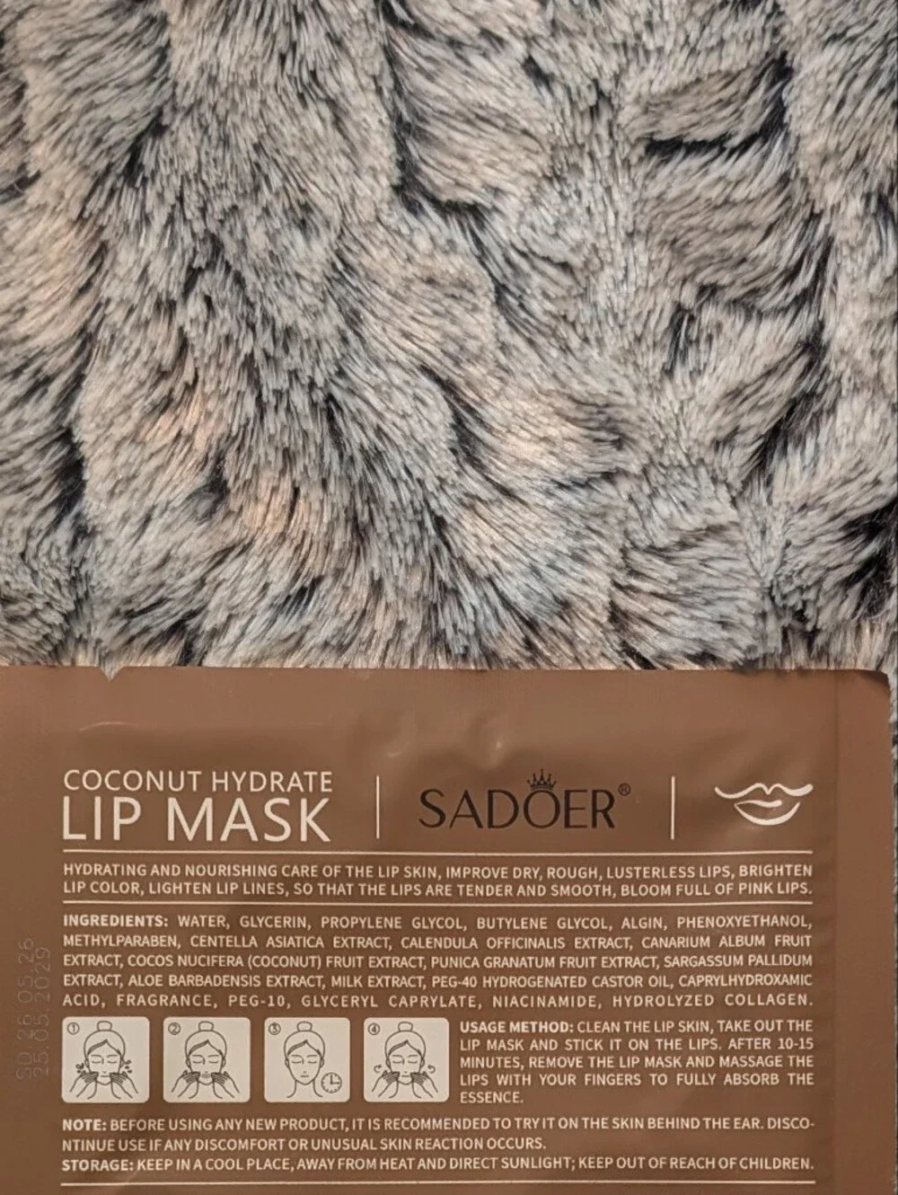 Fruit Series Honey Peach Repair Lip Mask - Pink
